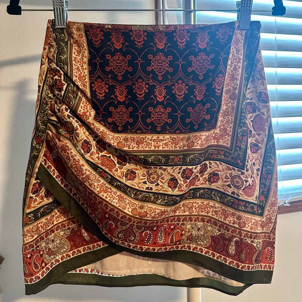 Vici Stefano Printed Mini Skirt